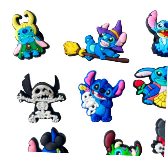 NEW Lilo Stitch Halloween Costume SHOE CHARMS 12PC for Croc Clogs Purse Zippers - Picture 2 of 8